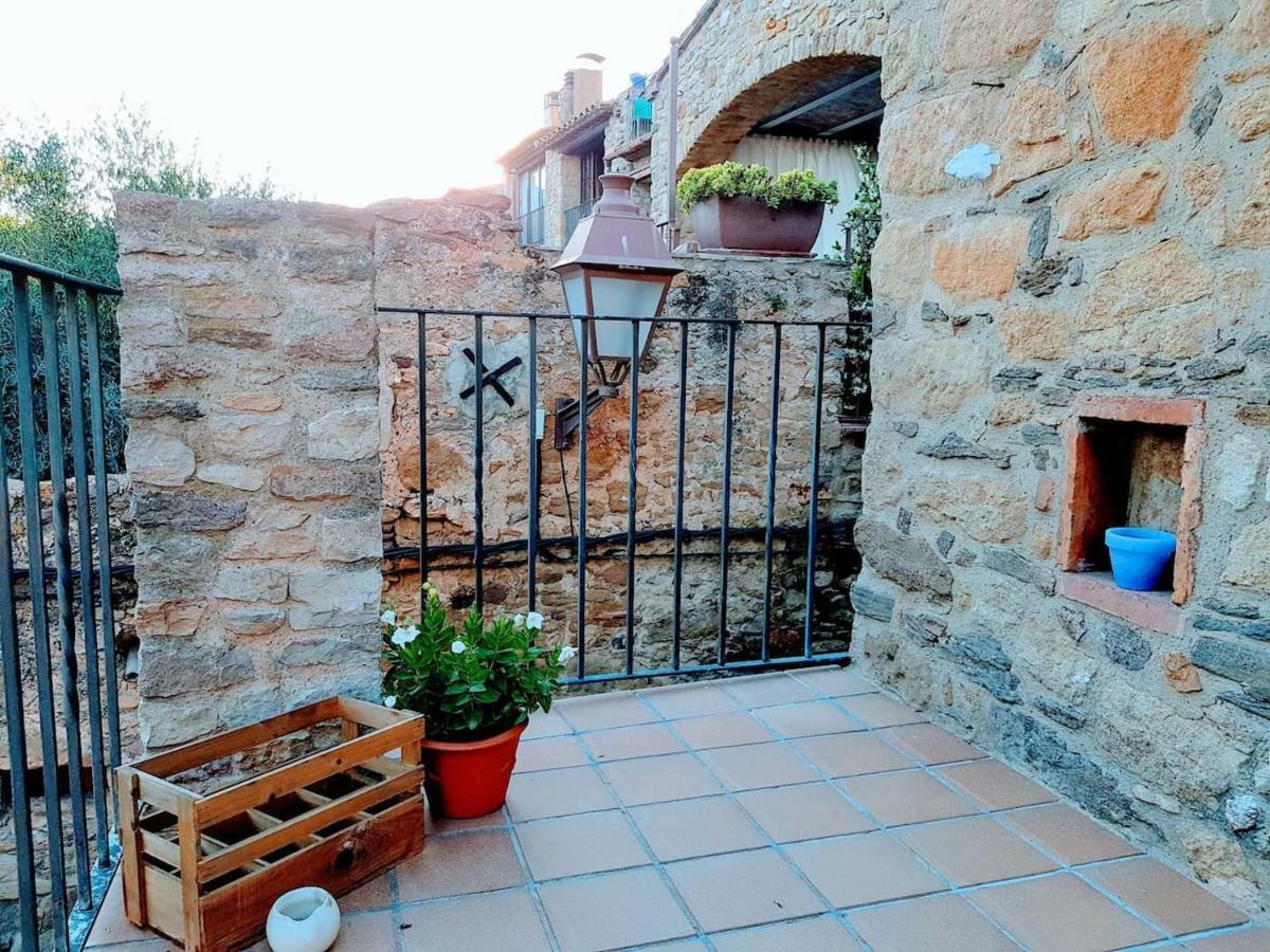 Apartamento Peratallada Girona Bagian luar foto